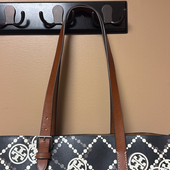 Tory Burch Black and Brown Tote - Picture 3 of 3